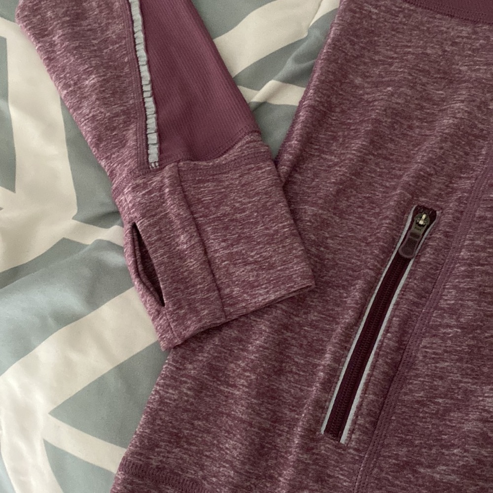 Lululemon Dash quarter zip Purple size 6 - Picture 4 of 5